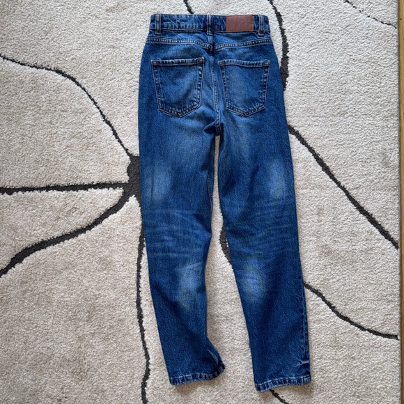 Zara Z1975 MOM FIT JEANS WITH A HIGH WAIST - Picture 7 of 8